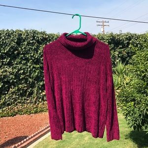 Red Turtleneck Sweater